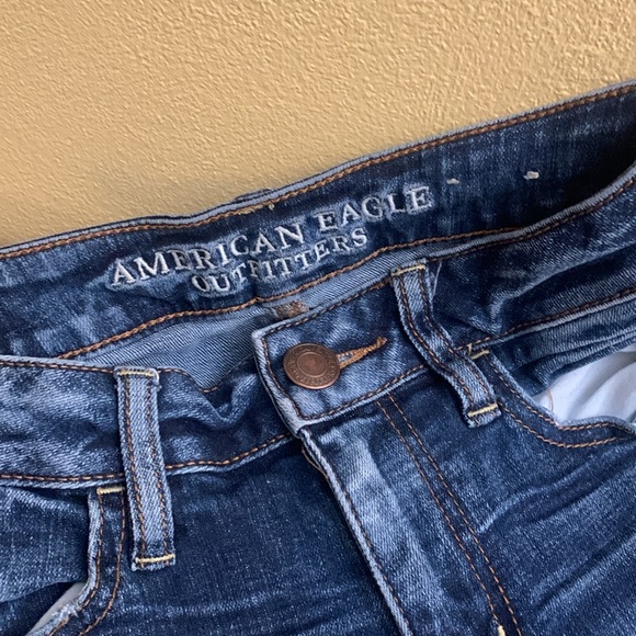 AMERICAN EAGLE 00 Distressed Jegging - Picture 3 of 5